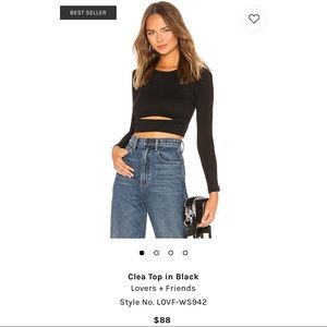 REVOLVE Clea Top in Black Size M